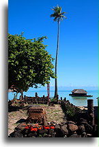 Marae w Tiki Village #1::Moorea, Polinezja Francuska::