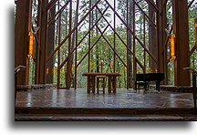 Ołtarz w lesie::Anthony Chapel, Arkansas, Stany Zjednoczone