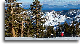 Ramp Run::Palisades Tahoe, Kalifornia, USA::