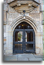 Gothic Revival Gate::Yale University, Connecticut, USA::