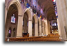 Nave of the Cathedral::Washington National Cathedral, Washington D.C., United States::