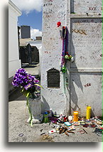 Symbolic grave of Marie Laveau, the Voodoo Queen::New Orleans, Louisiana, United States::