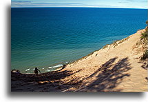 The Long Slide::Grand Sable Dunes. Michigan, USA::