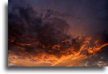 Cloudy Sunset::New Jersey, United States::