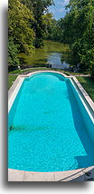 Pool Area::Old Westbury Gardens, Nowy York, USA::