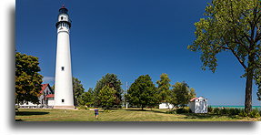 Windpoint Lighthouse::Racine, Wisconsin, USA::